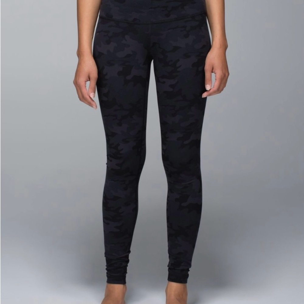 lululemon athletica Wunder Under Pant - Black Camo
